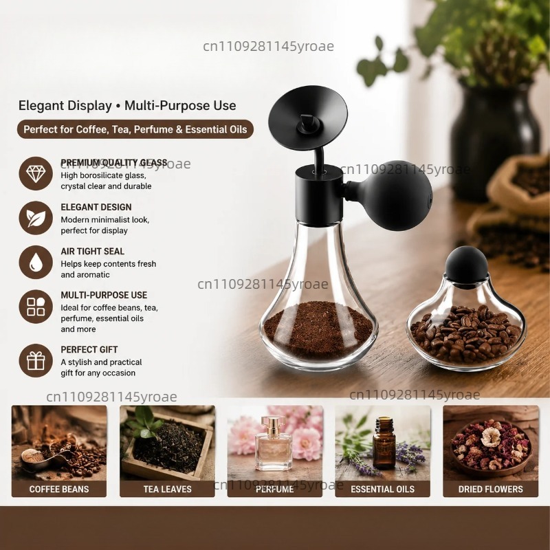 Coffee Tea & Espresso Appliances - Botella de Vidrio para Muestras de