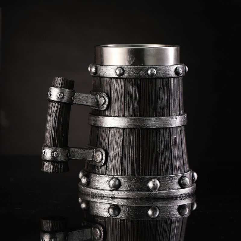 Xbloom Coffee Tea - Vaso de cerveza con efecto madera,