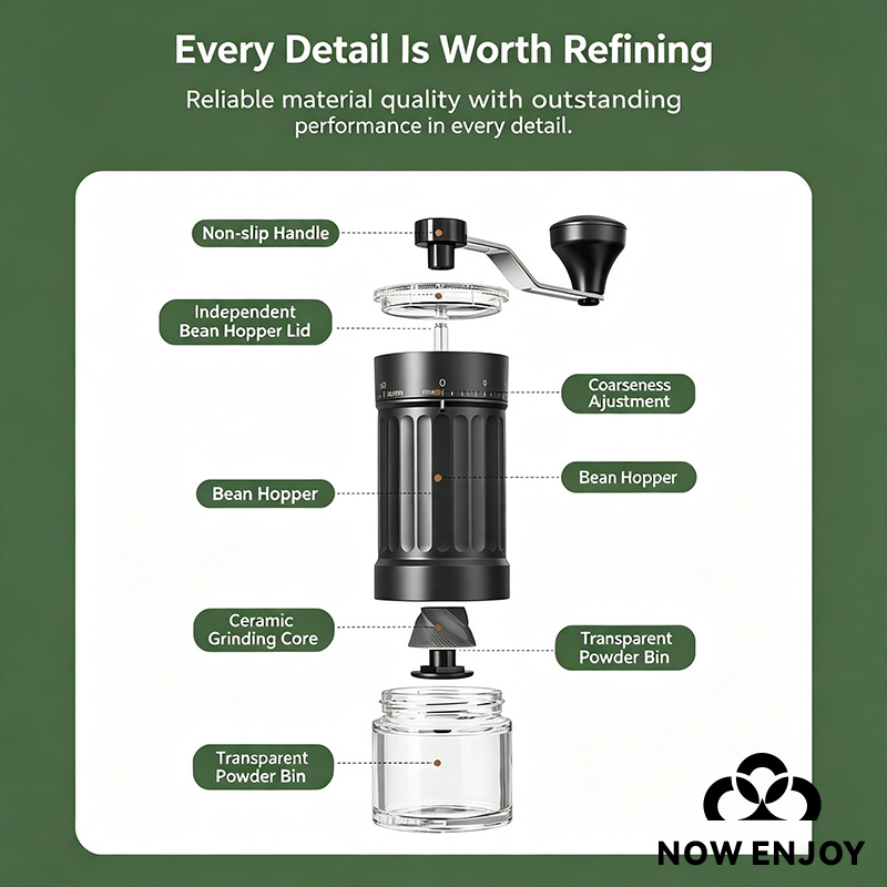 ¡DISFRUTA AHORA! Molinillo de  - Burr Hand Grinder reseña y precio