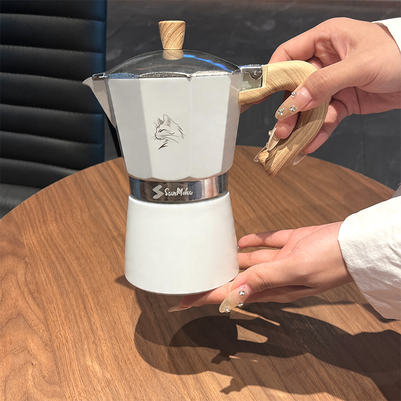 Cafetera Moka de 3/6 Tazas - C - Moka Pot Stove reseña y precio