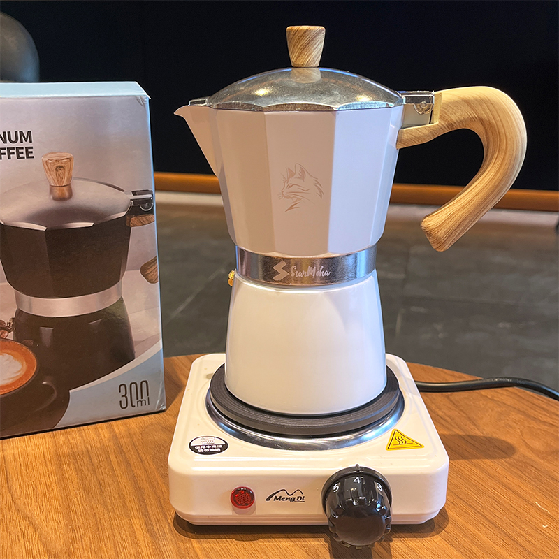 Cafetera Moka de 3/6 Tazas - C - Moka Pot Stove reseña y precio