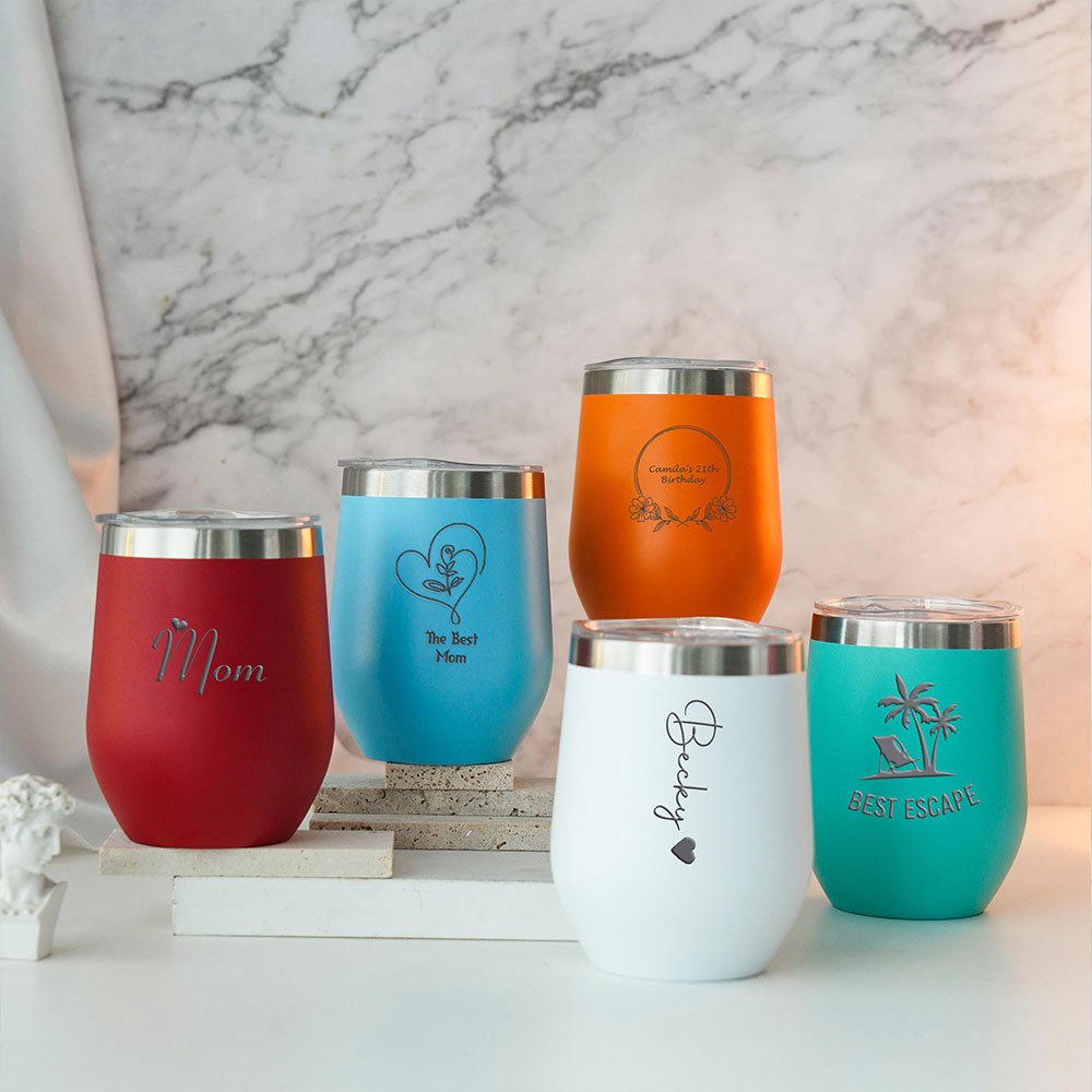 Vaso de Vino de Acero Inoxidab - Coffee Tea Name reseña y precio