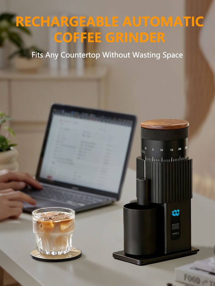 Molinillo de Café Eléctrico Po - Burr Hand Grinder reseña y precio