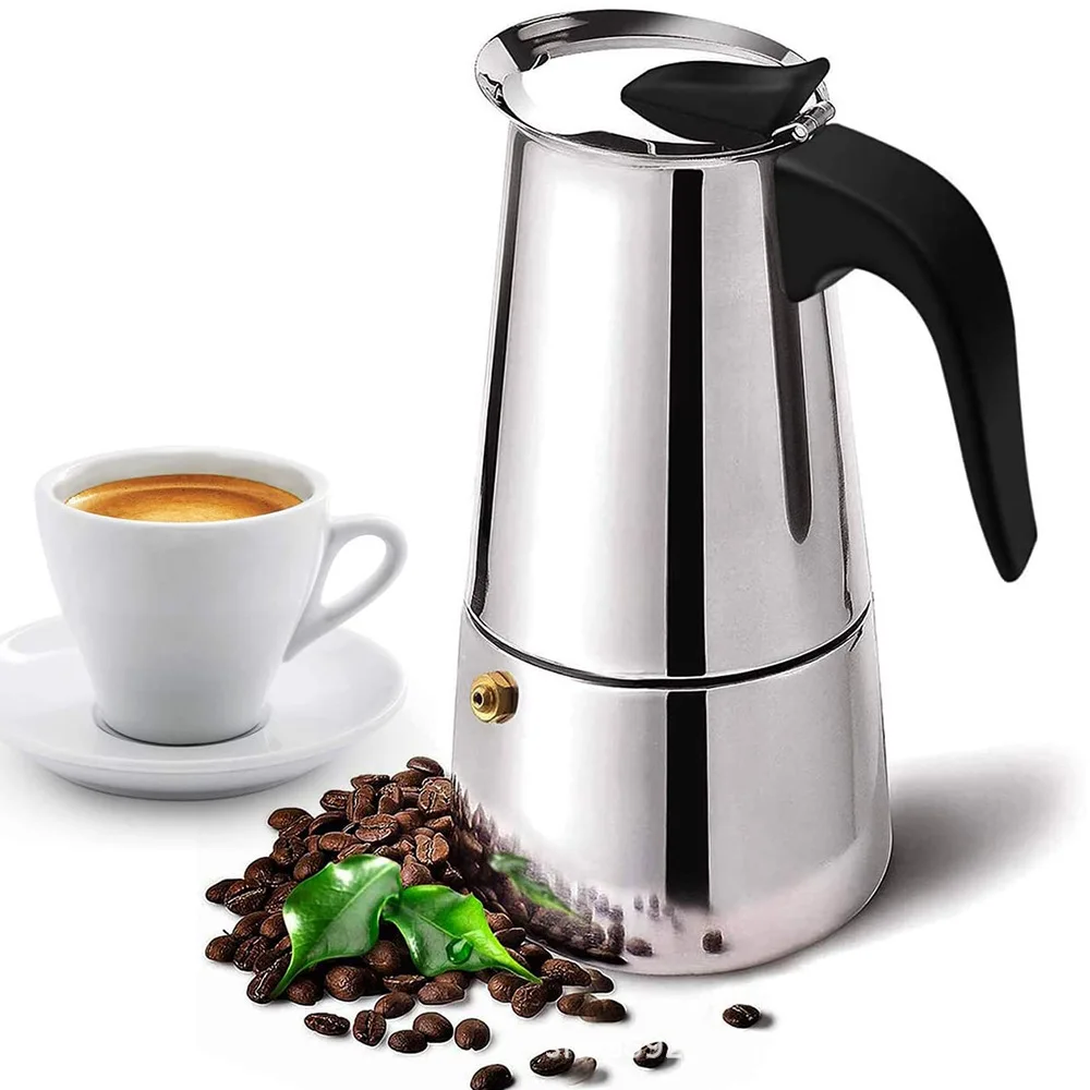 Cafetera Moka de acero inoxida - Moka Pot Stove reseña y precio