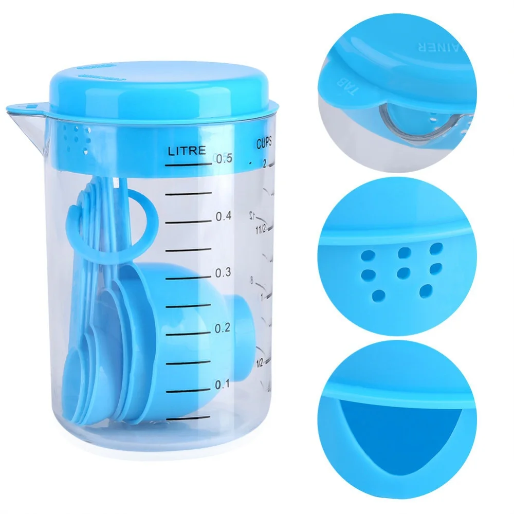 Tazas y cucharas medidoras de  - Coffee Tea And Sugar Set reseña y precio