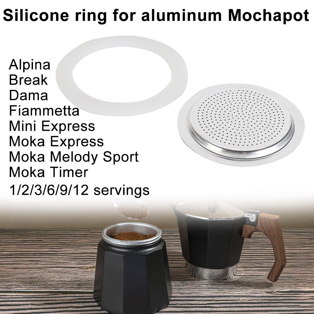 Junta de sellado de goma con f - Moka Pot Stove reseña y precio
