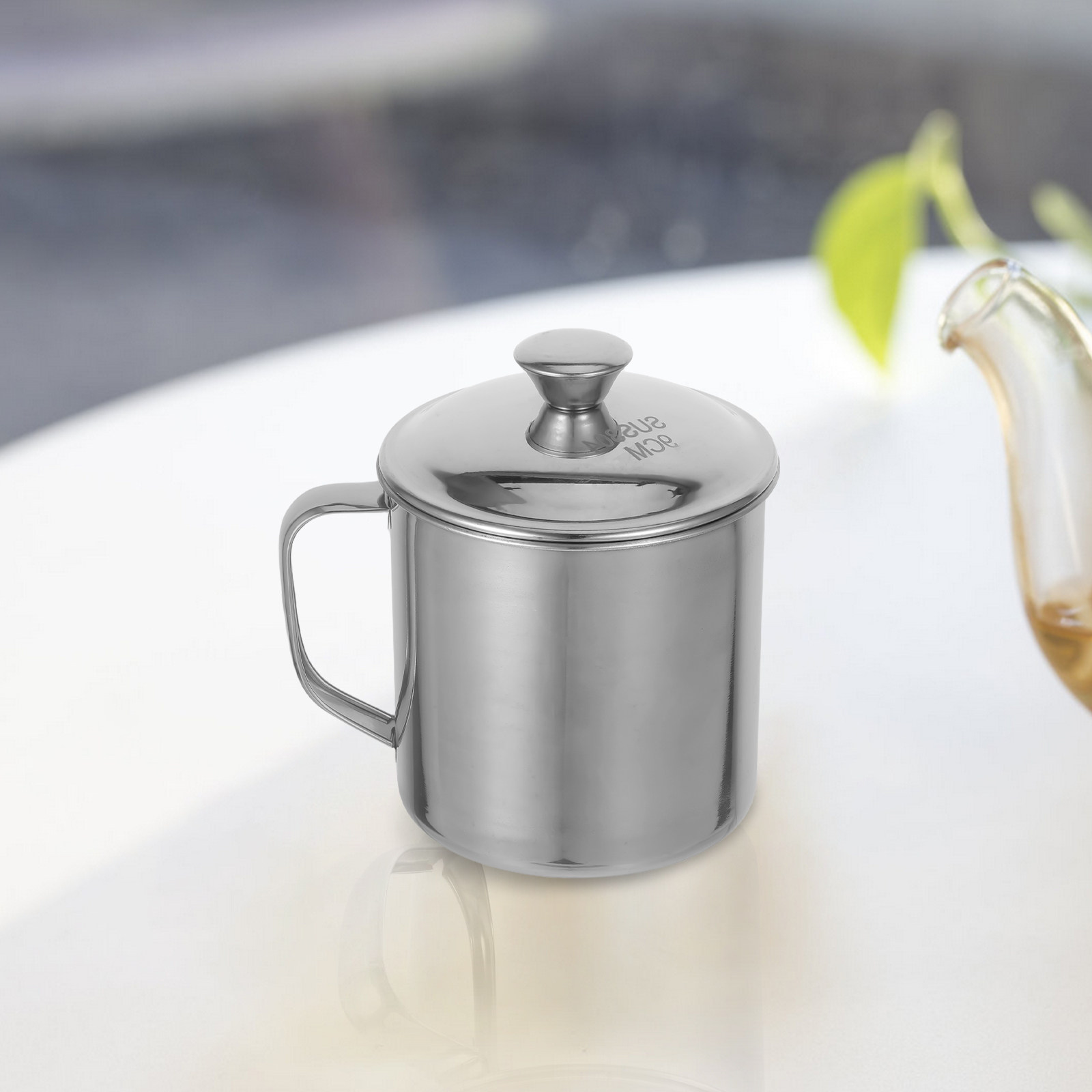 Taza de acero inoxidable con t - Coffee Tea & Espresso Appliances reseña y precio
