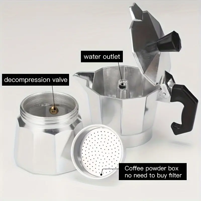 Cafetera Moka Clásica de Alumi - Moka Pot Stove reseña y precio