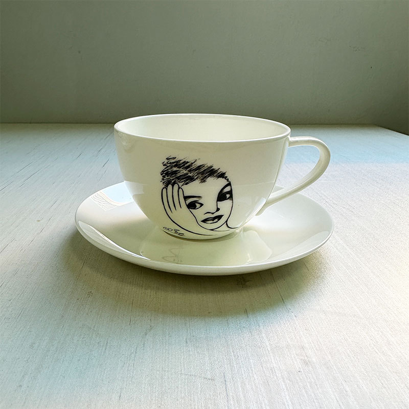 Taza de Cerámica con Imagen de - Coffee Tea Images reseña y precio