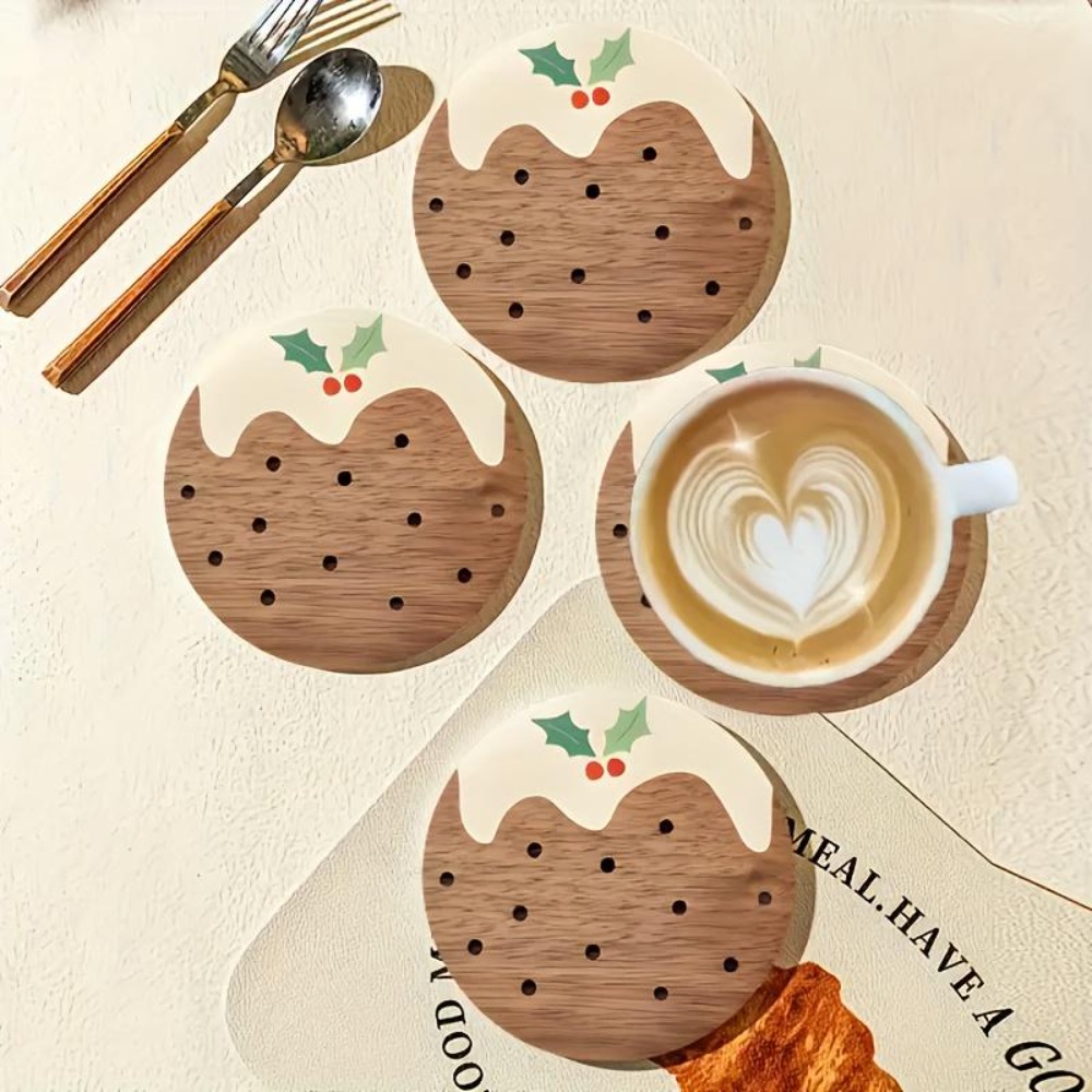 Juego de posavasos de madera e - Coffee Tea And Sugar Set reseña y precio