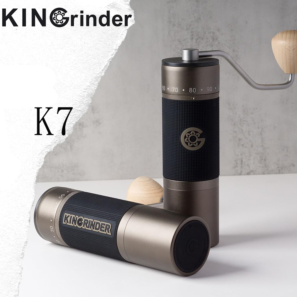 Kingrinder K7 molinillo de caf - Burr Hand Grinder reseña y precio