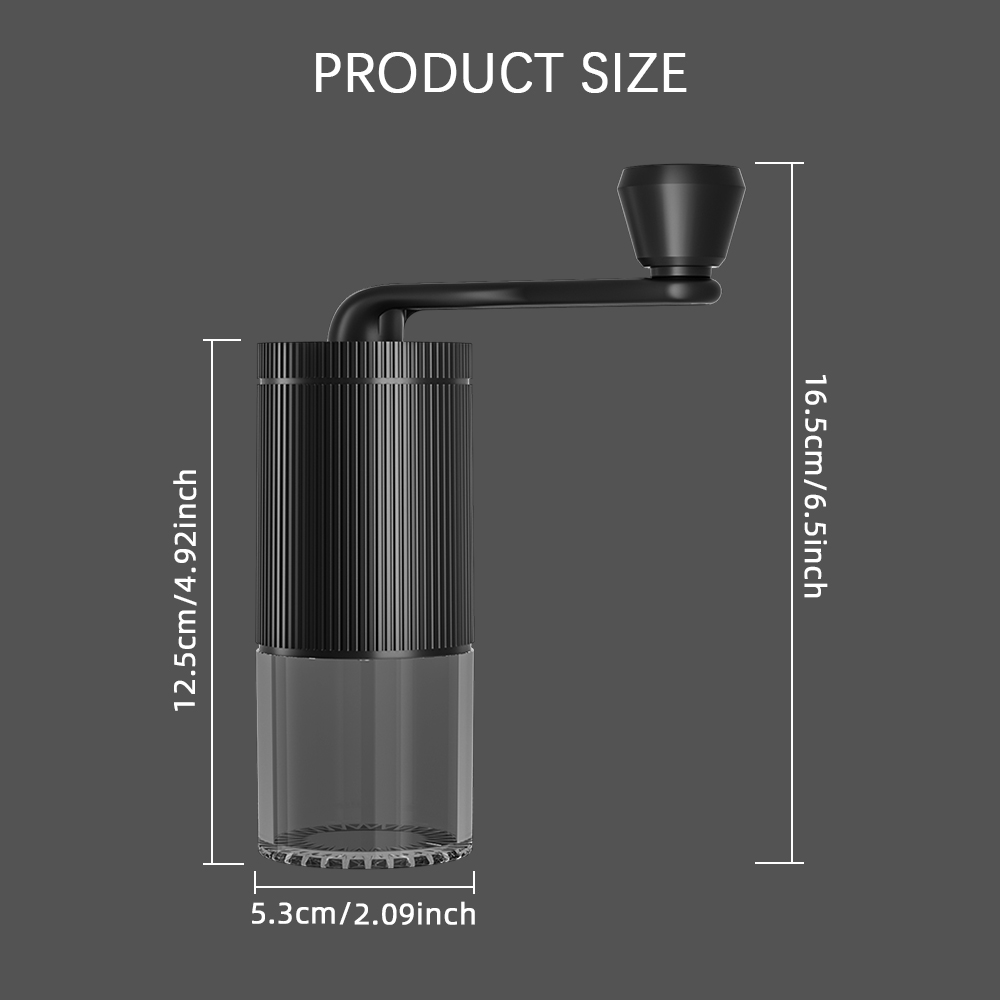 Mini molinillo de café en gran - Burr Hand Grinder reseña y precio