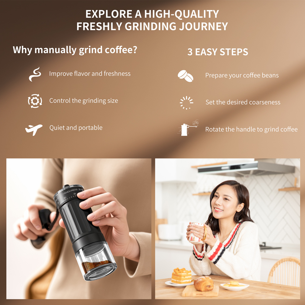 Molinillo de Café Manual Portá - Burr Hand Grinder reseña y precio